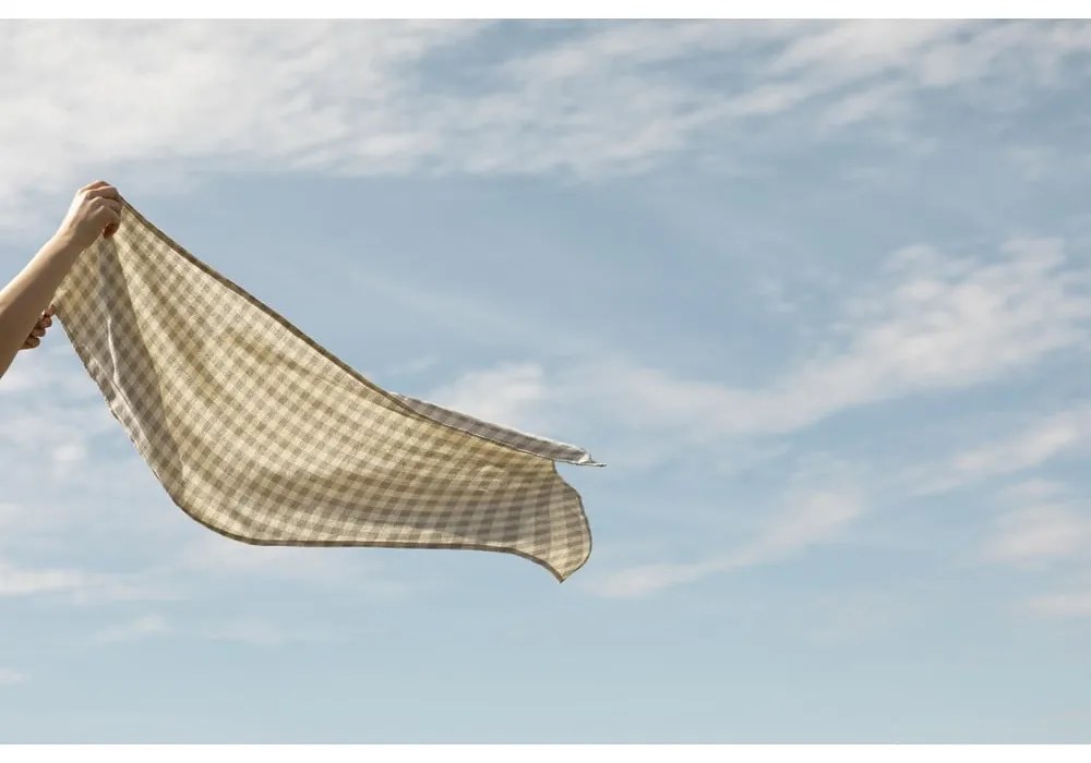 Grey Vichy asztalterítő, 140 x 200 cm - Really Nice Things