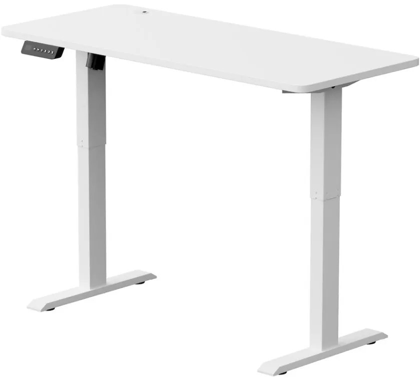 Elektromosan állítható magasságú íróasztal iskolakezdéshez, ülő-/állómunkához 120x60cm fehér LVN System Control
