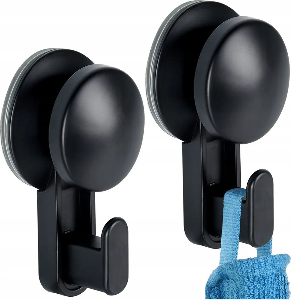 2x Tapadókorongos Törölközőtartó Törölköző Konyhai akasztó Fürdőszoba