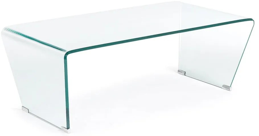 Üveg dohányzóasztal 60x120 cm Burano – Kave Home