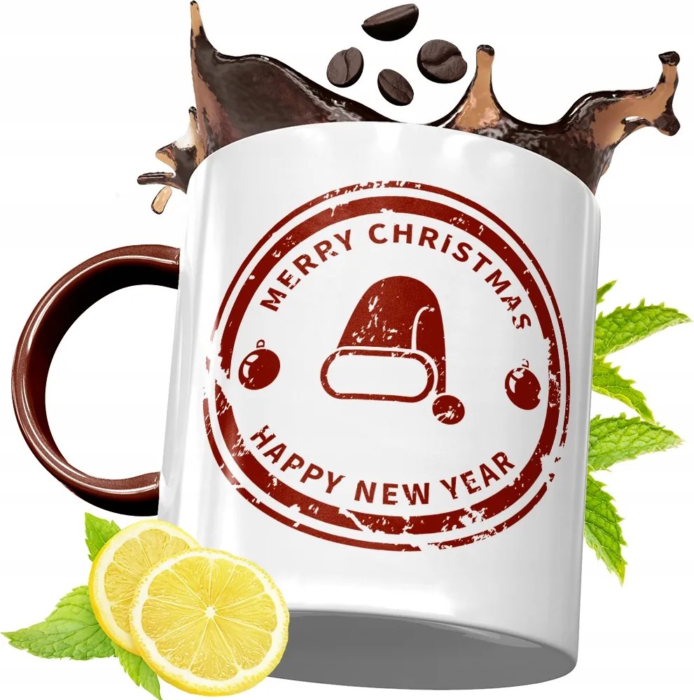 Bordó Karácsonyi Bögre Születésnapi Ajándék fényképes nyomtatással