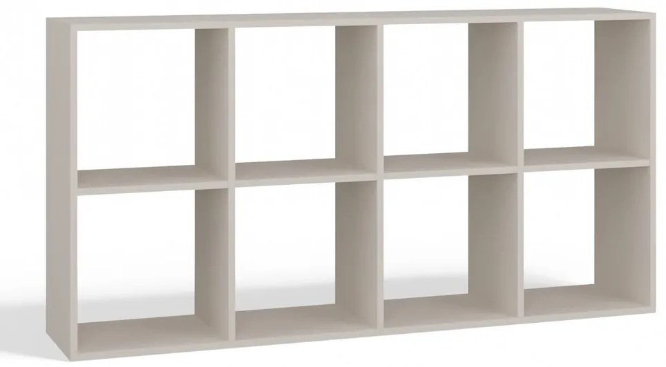 Malax 2x4 polc, 147x75x30 cm, kasmír