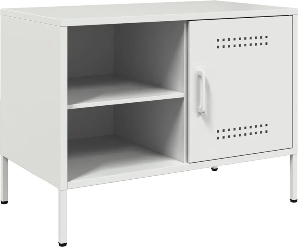 vidaXL fehér acél TV-szekrény 68 x 39 x 50,5 cm
