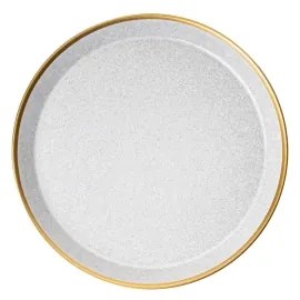 16 darabos szürke/arany porcelán étkészlet