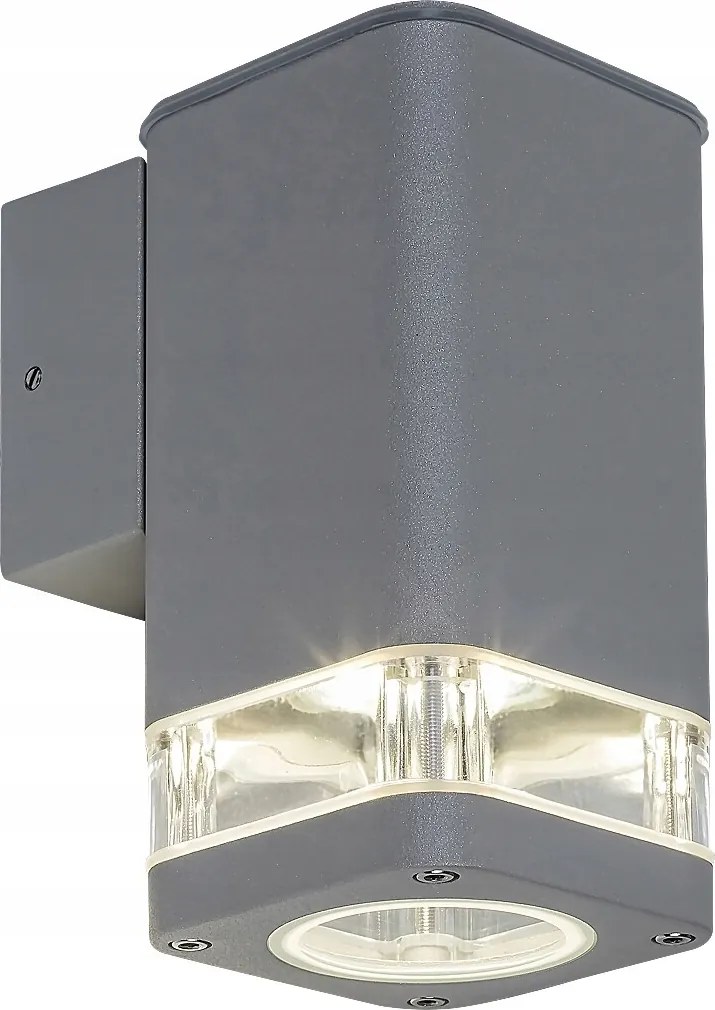 Kültéri fali lámpa modern homlokzati hamuszürke Rabalux (K105)