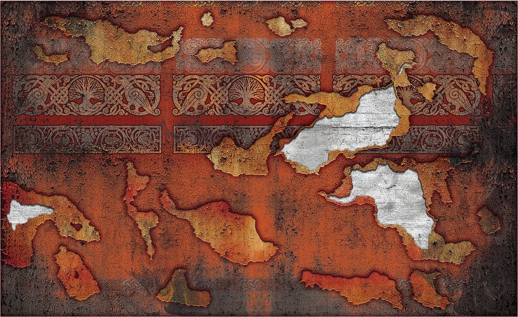 Absztrakt tapéta Ipari Loft Vintage Rusztikus 368x254 vinil +ragasztó