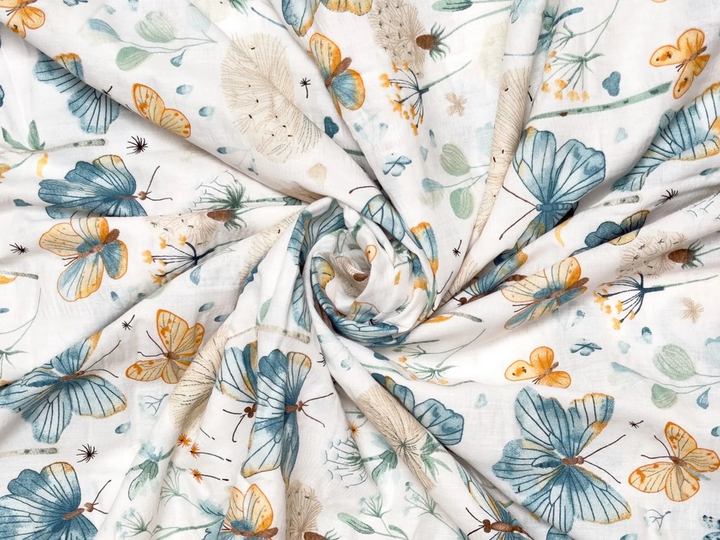 Krepp ágyneműhuzat kiságyra Renforcé ELIVINE fehér Ágyneműhuzat mérete: 45 x 65 cm | 90 x 140 cm