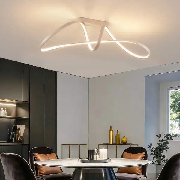 Brilagi-LED Fényerőszabályozható felületre szerelhető csillár TWISTER LED/60W/230V 3000-6000K bézs+távirányító
