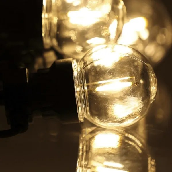 Retlux - LED Kültéri dekoratív lánc GIRLAND G45 10xE27/230V 8m IP44 meleg fehér