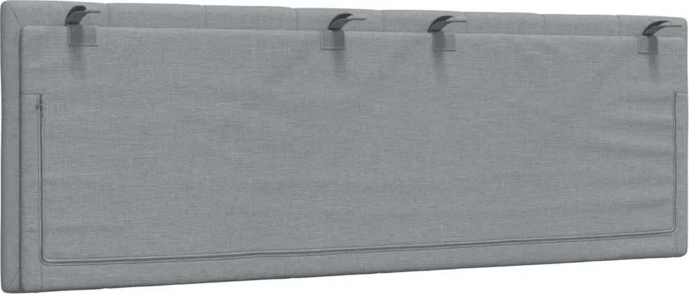 világosszürke szövet fejtámla párna Hanko 120 cm