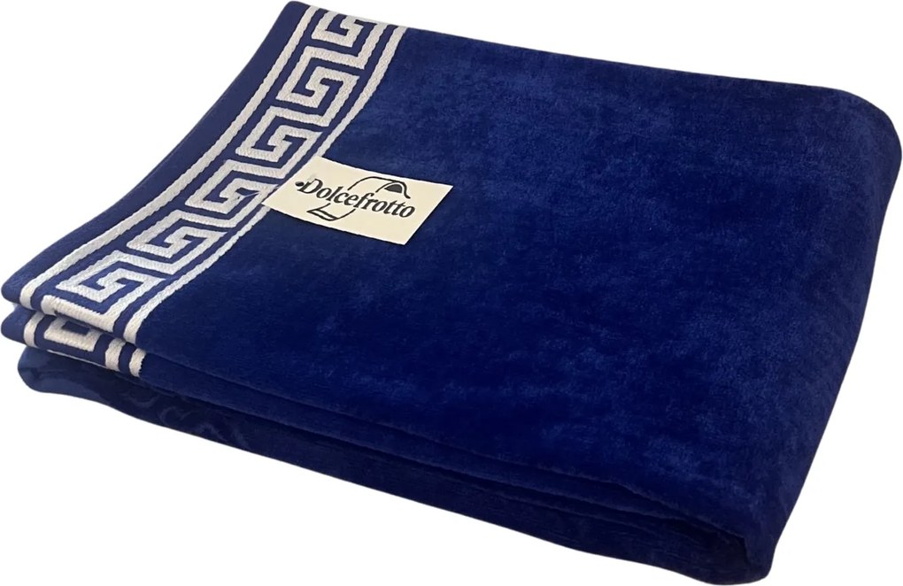 POSEIDON Strandtörölköző navy kék 165x90cm