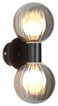 Searchlight 30507BK - Fali lámpa LUMINSPHERE 2xG9/7W/230V fekete