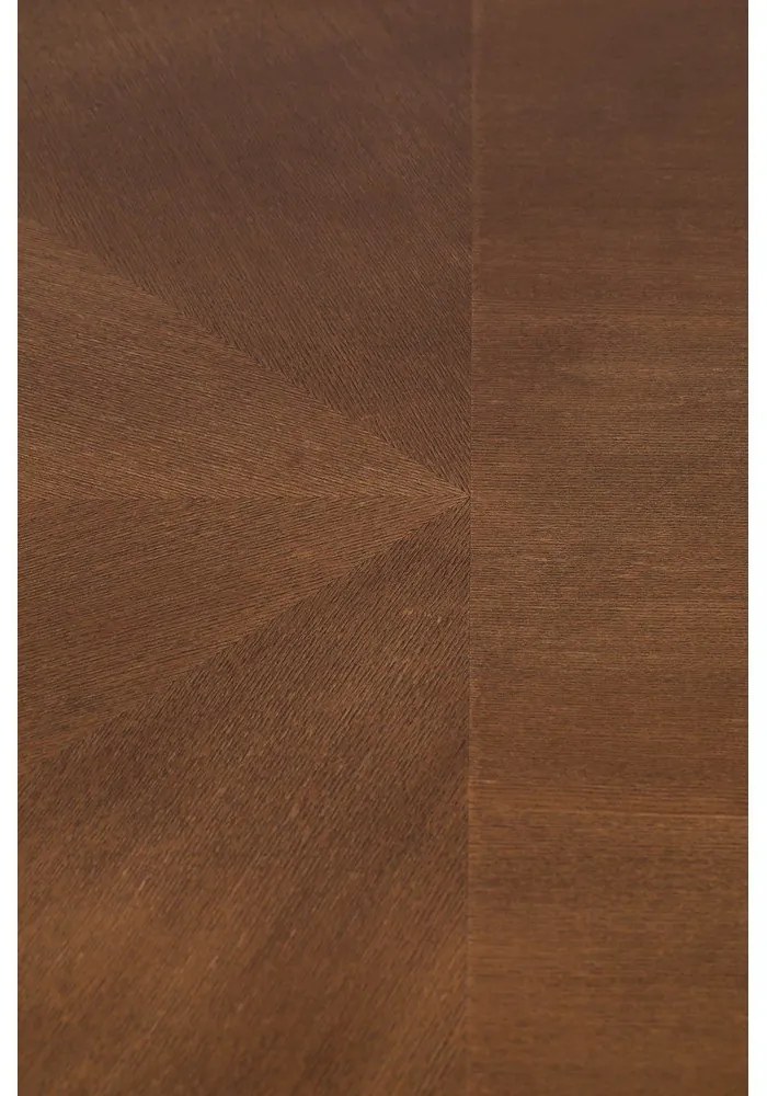 Étkezőasztal kőrisfa dekoros asztallappal 90x180 cm Denise – White Label