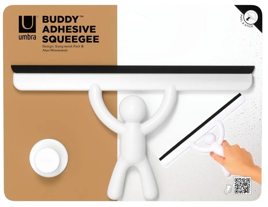 Fehér vízlehúzó tartóval 26 cm Buddy – Umbra