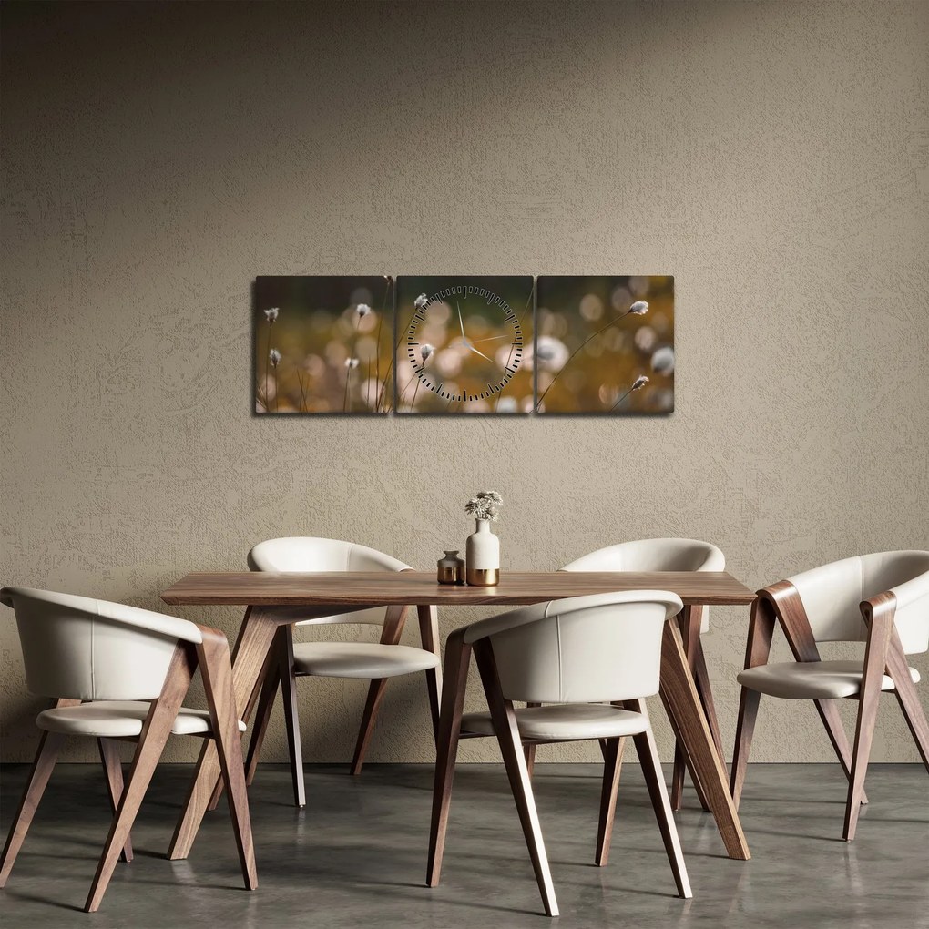Kép - Gyapotfűvel borított rét N⁰2 (órával) (90x30 cm)