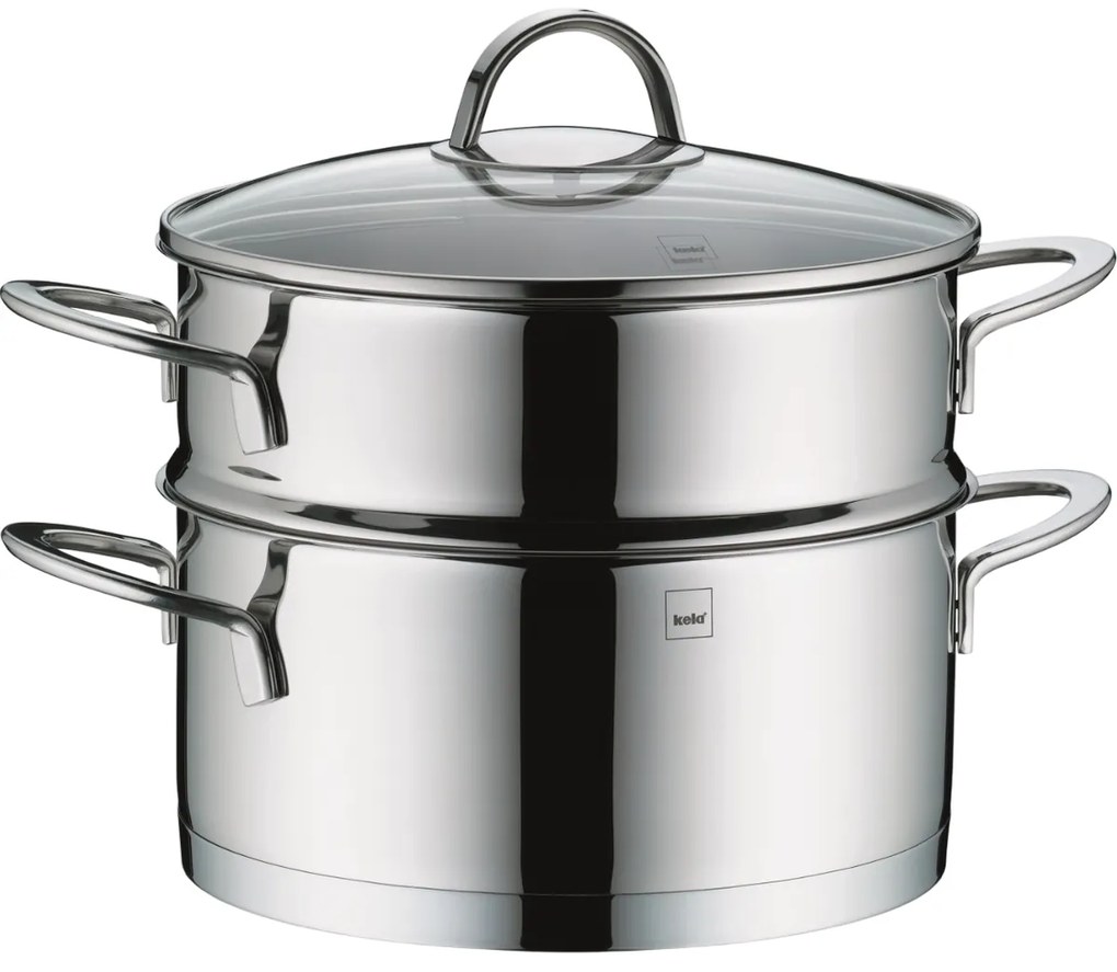 Kela CAILIN rozsdamentes acél párolóedény fedővel, 20 cm