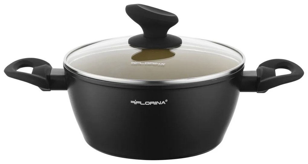 Florina Alumínium pot with lid AmVegan by MateuszGessler, 20 cm, 2,1 l