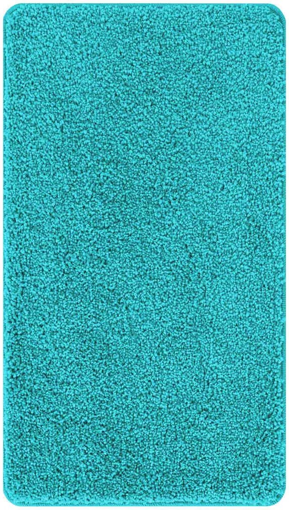 vidaXL Csúszásmentes Fürdőszőnyeg Türkiz 70 x 120 cm PP