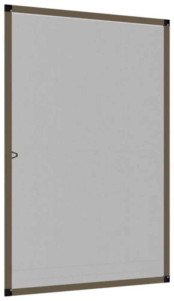 barna ablakszúnyogháló 80 x 120 cm