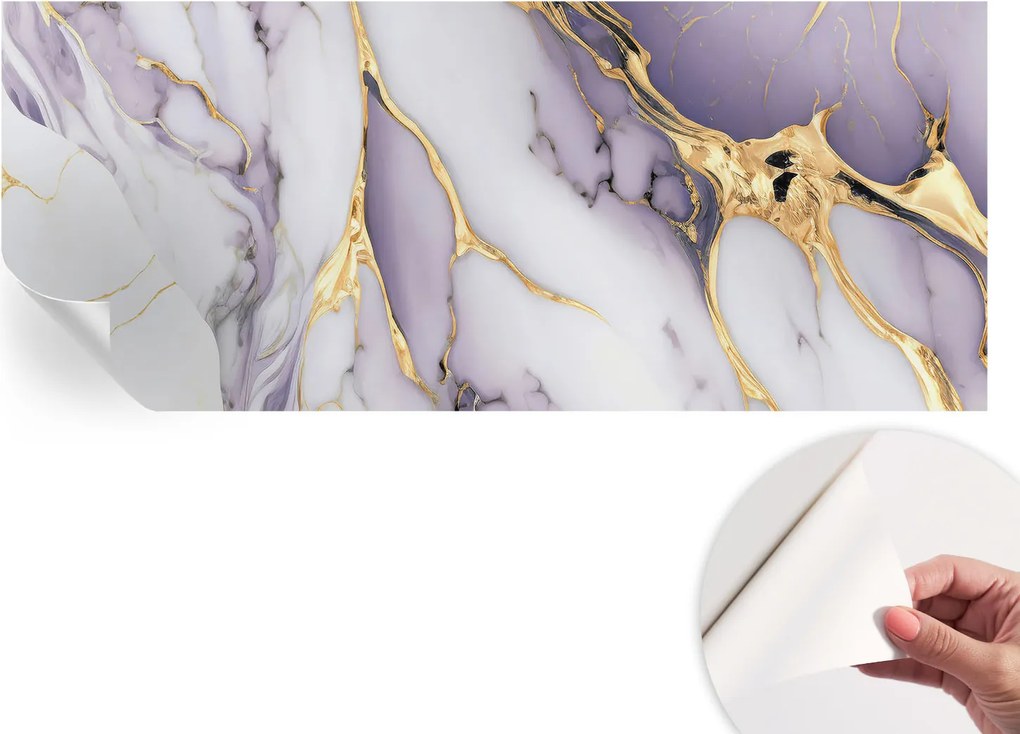 Öntapadós fali fotótapéta Prémium absztrakt márvány 250x104 cm