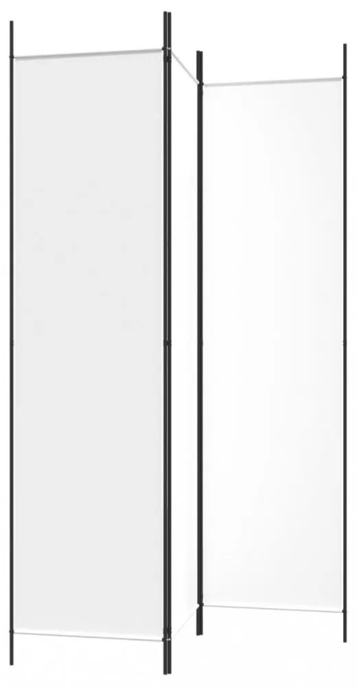 fehér 3 paneles szövetparaván 300x180 cm