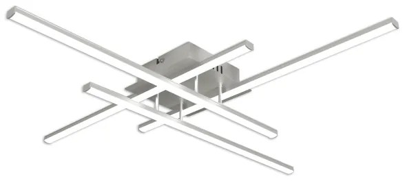 Brilagi - LED mennyezeti lámpa STRIPES LED/37W/230V ezüstszínű