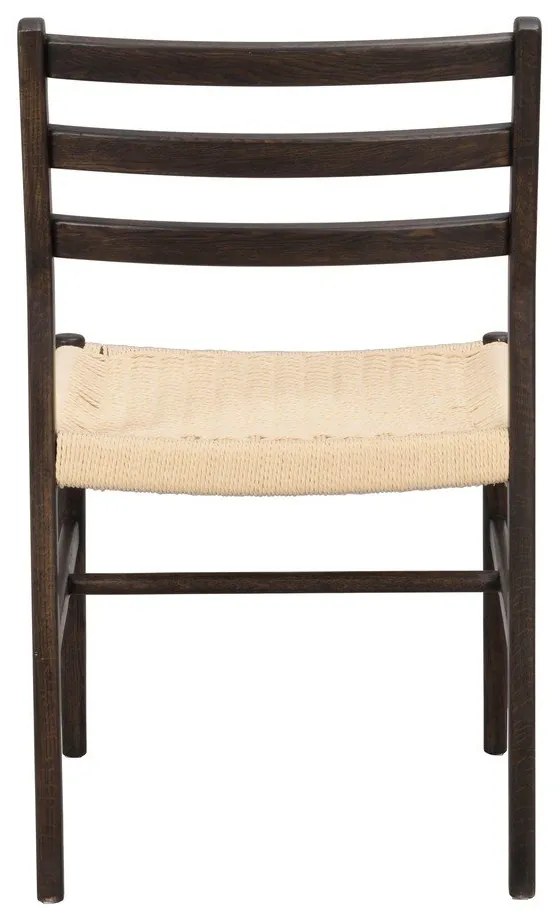 Natúr színű-sötétbarna étkezőszék szett 2 db-os Harlan – Rowico