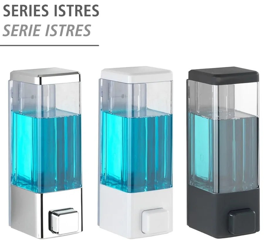 Fehér fali műanyag szappanadagoló 320 ml Istres – Wenko