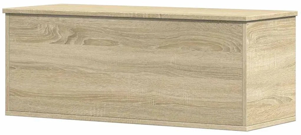 sonoma tölgy színű szerelt fa tárolóláda 90 x 35 x 35 cm