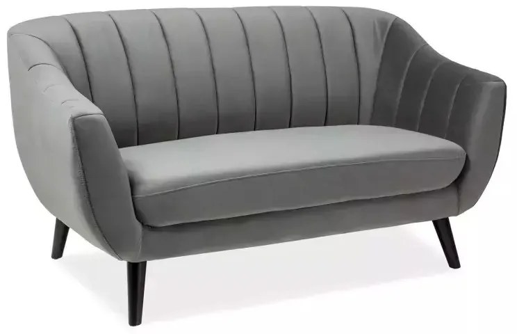 Elite Velvet kanapé, kétüléses, szürke