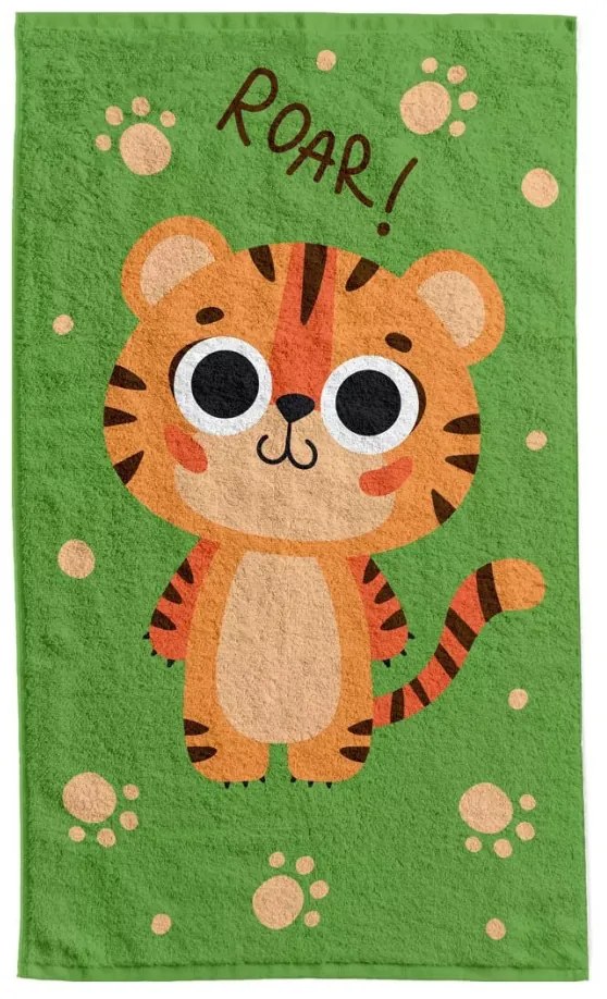 Tigris Roar kéztörlő arctörlő, törölköző 30x50 cm