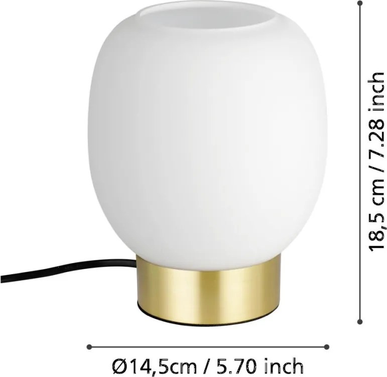 Eglo MANZANARES 900307 Asztali lámpa 1x40W/E27 IP20