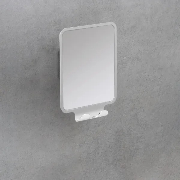 WENKO 22693100 - Kozmetikai tükör VACUUM-LOC QUADRO ED 14x19,5 cm, fényes króm