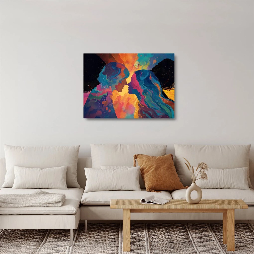 Üveg kép - Kozmikus szerelem (70x50 cm)