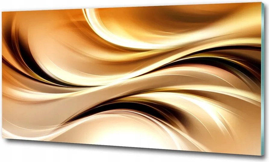 Fotó üvegfestmény Absztrakt hullámok 100x70