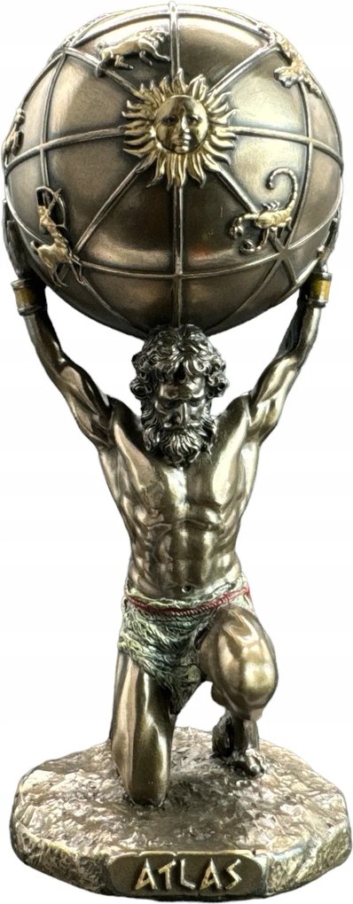 Figura Szobor Görög Titán Atlasz Föld Tartó WU78109A4