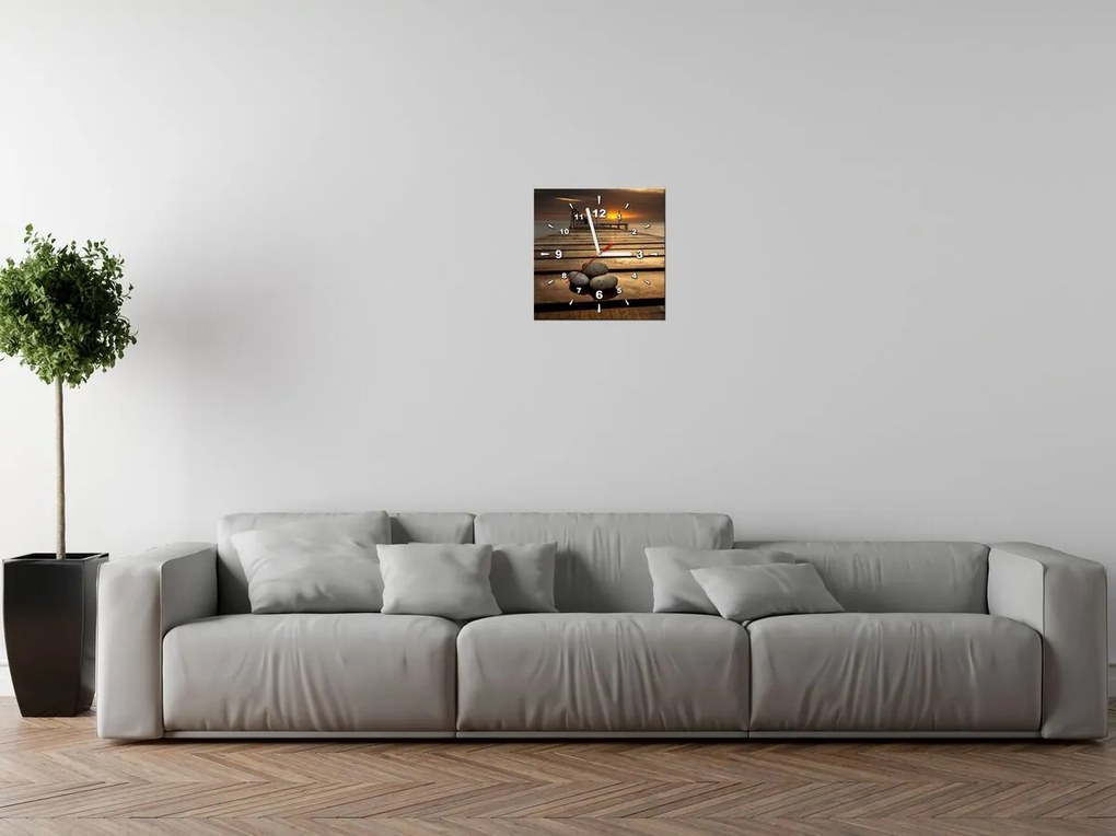 Gario Órás falikép Gyönyöru reggel a mólónál Méret: 60 x 40 cm