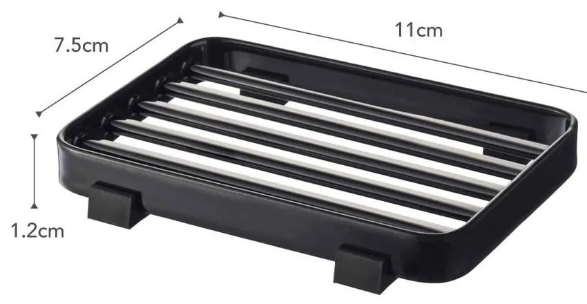 Tower fekete szappantartó - YAMAZAKI