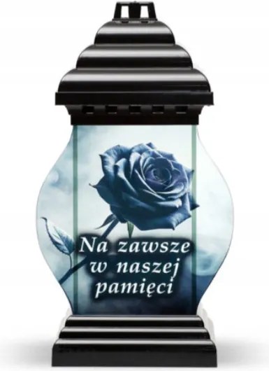 Mécsestartó kápolna "Örökké az emlékezetünkben" felirattal 32 cm