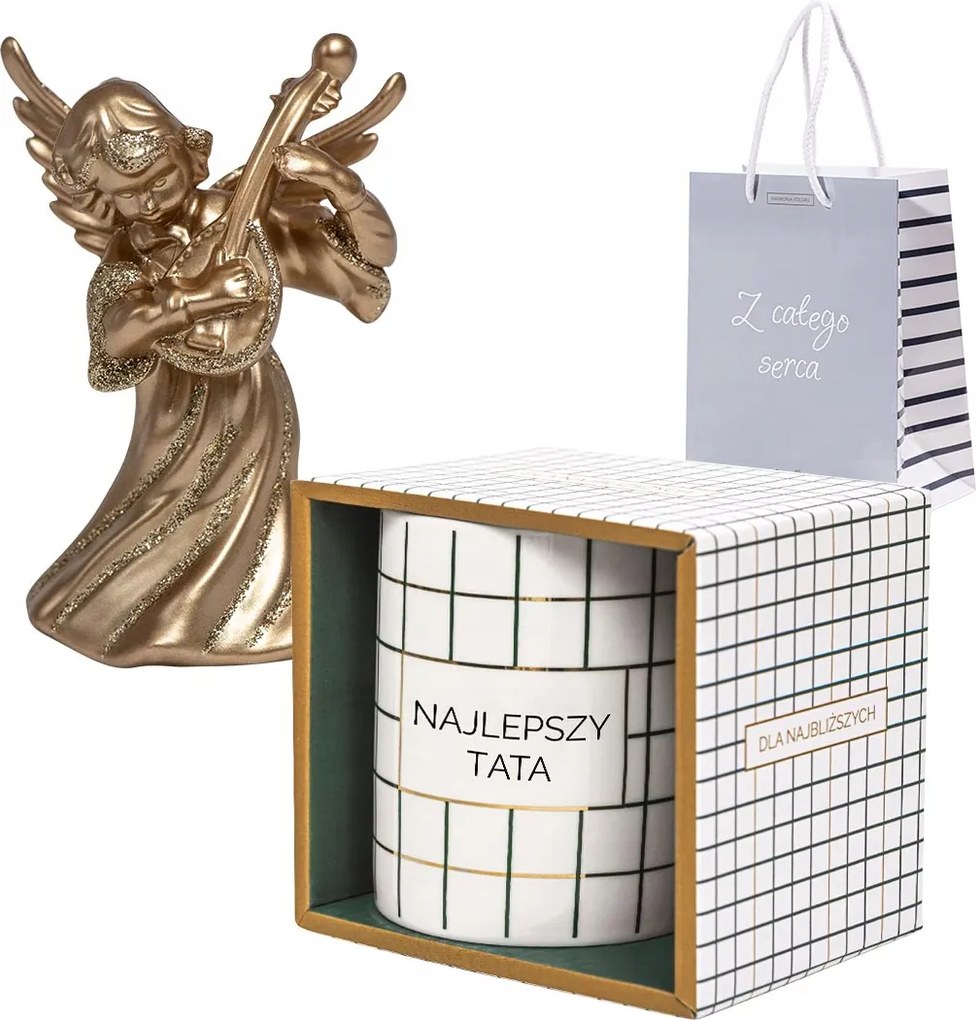 Ajándék Apák Napjára Születésnapra Ünnepi Bögre Medál Angyalka