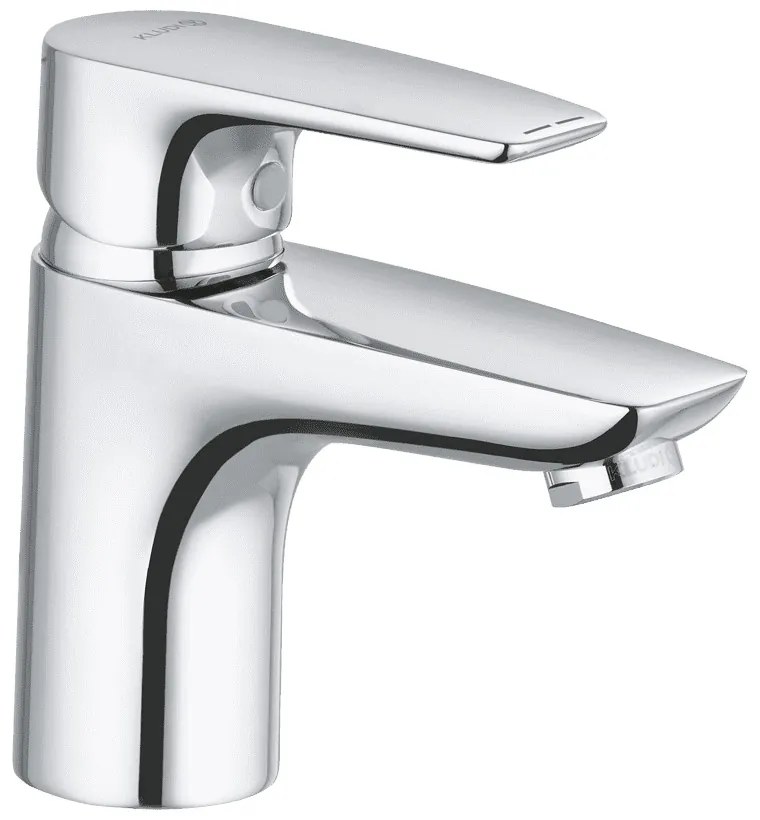 KLUDI Pure&Solid 75 mosdó csaptelep, egykaros, leeresztőszelep nélkül, króm