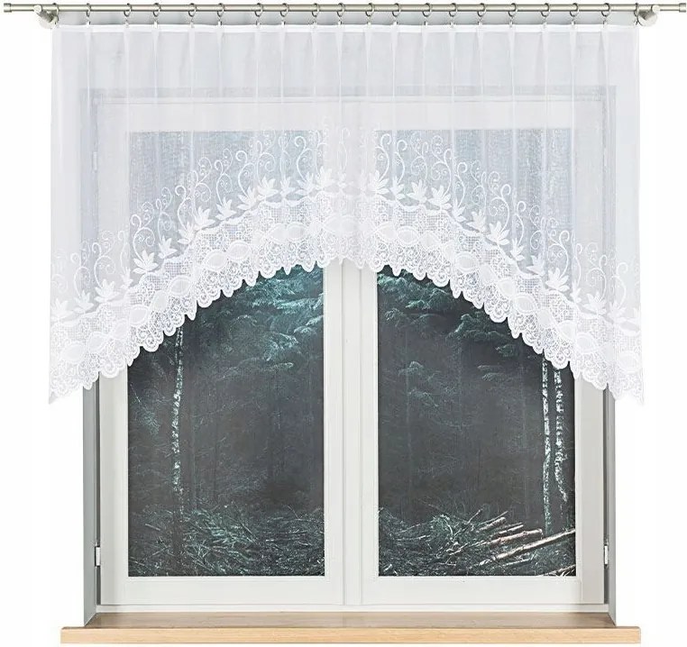 Függöny kész függöny konyha rövid békáknak 250x100 cm Jupiter