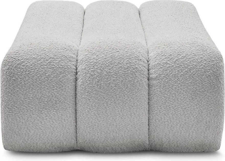 Világosszürke buklé lábtartó Azra – Bobochic Paris