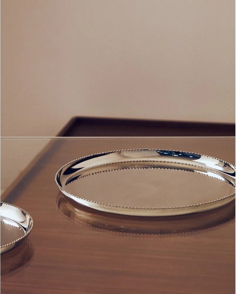 Rozsdamentes acél szervírozó tálca ø 35,5 cm Nirela – Kave Home