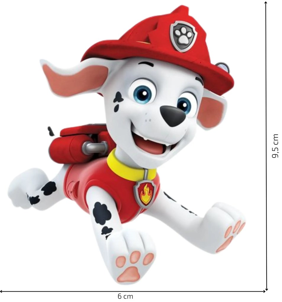 PIPPER. Matrica a kapcsoló felett "PAW Patrol - Marshall"