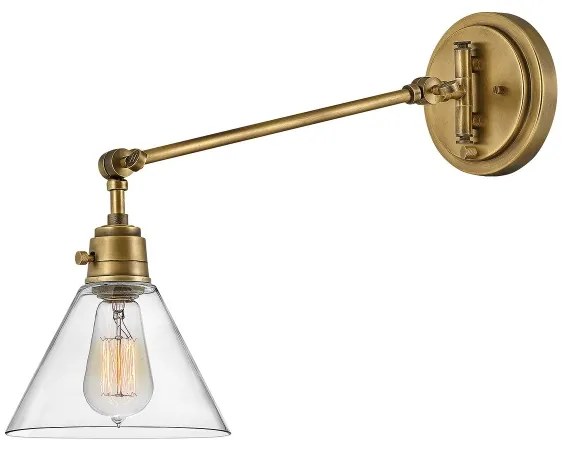 Hinkley HK-ARTI-1W-HB-CG - Fali lámpa ARTI 1xE27/60W/230V réz