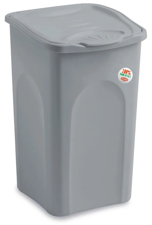 STEFANPLAST Primavera szennyeskosár 38 L, szürke