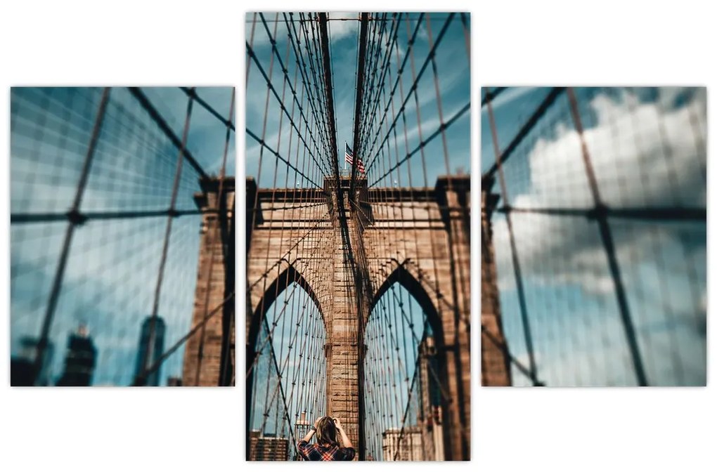 Kép - Brooklyn Bridge (90x60 cm)