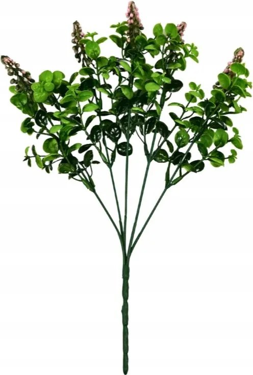 Zafír csokor műzafír 35 cm rózsaszín