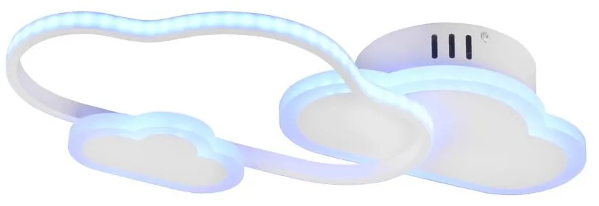 Fehér gyerek lámpa 52x25 cm Cloudy – Trio